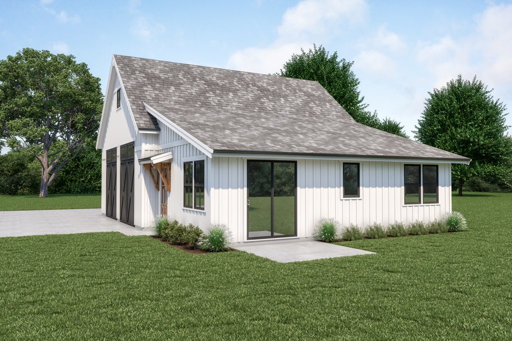 Exterior - Other Elevation for Barndominium House Plan #1070-120 - 1 bed, 1 bath