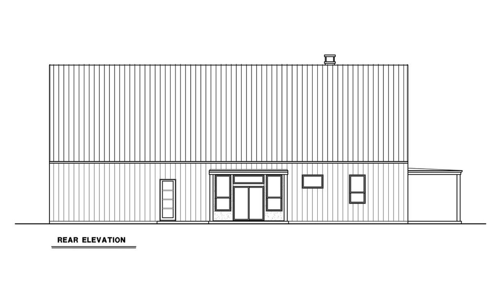 Exterior - Other Elevation 2 for Contemporary House Plan #1070-240 - 3 bed, 2.5 bath