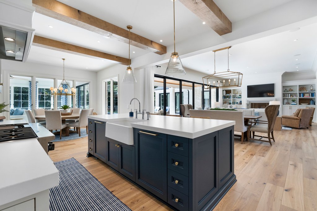 Interior - Family Room for Farmhouse House Plan #928-383 - 4 bed, 4.5 bath