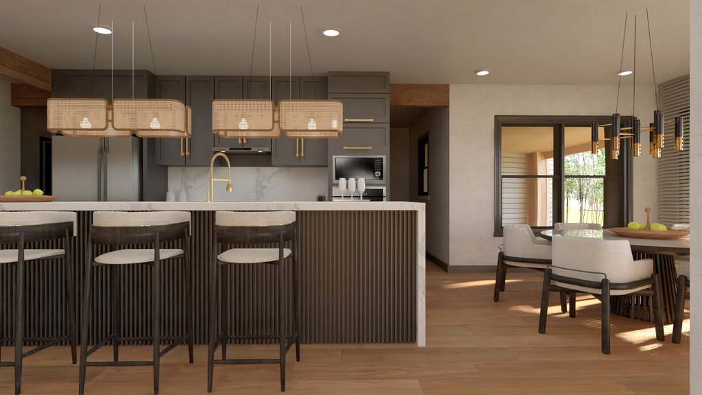 Interior - Kitchen 1 for Barndominium House Plan #1064-302 - 3 bed, 2.5 bath