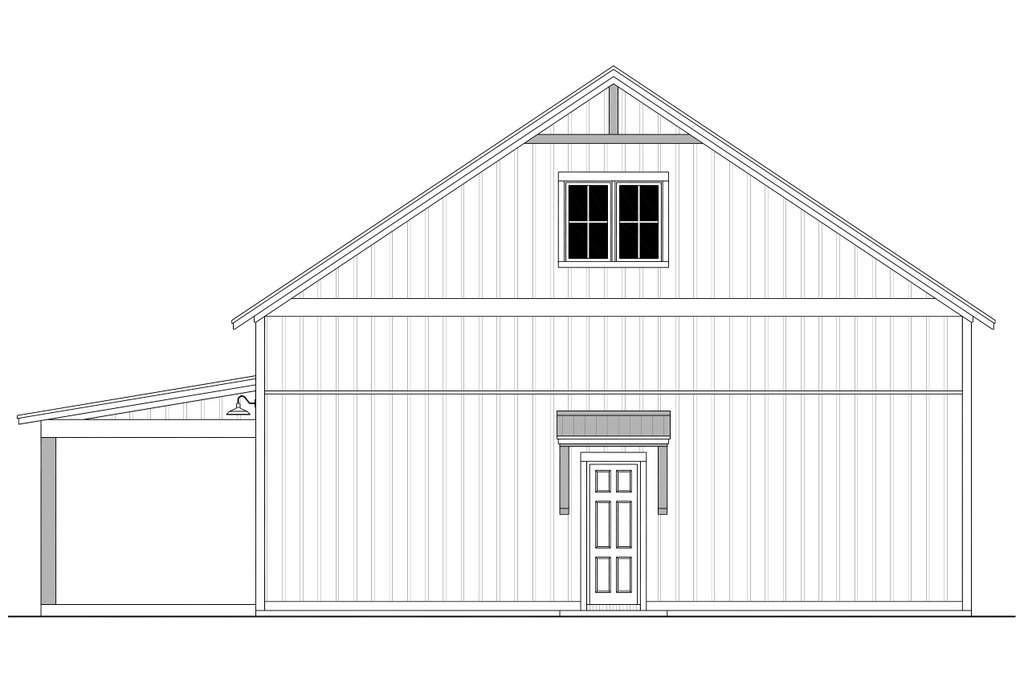 Exterior - Other Elevation 1 for Barndominium House Plan #430-333 - 3 bed, 2.5 bath