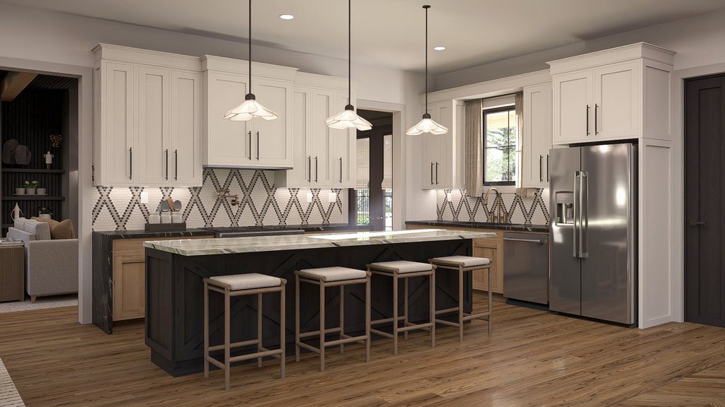 Interior - Kitchen for Farmhouse House Plan #455-680 - 4 bed, 3.5 bath