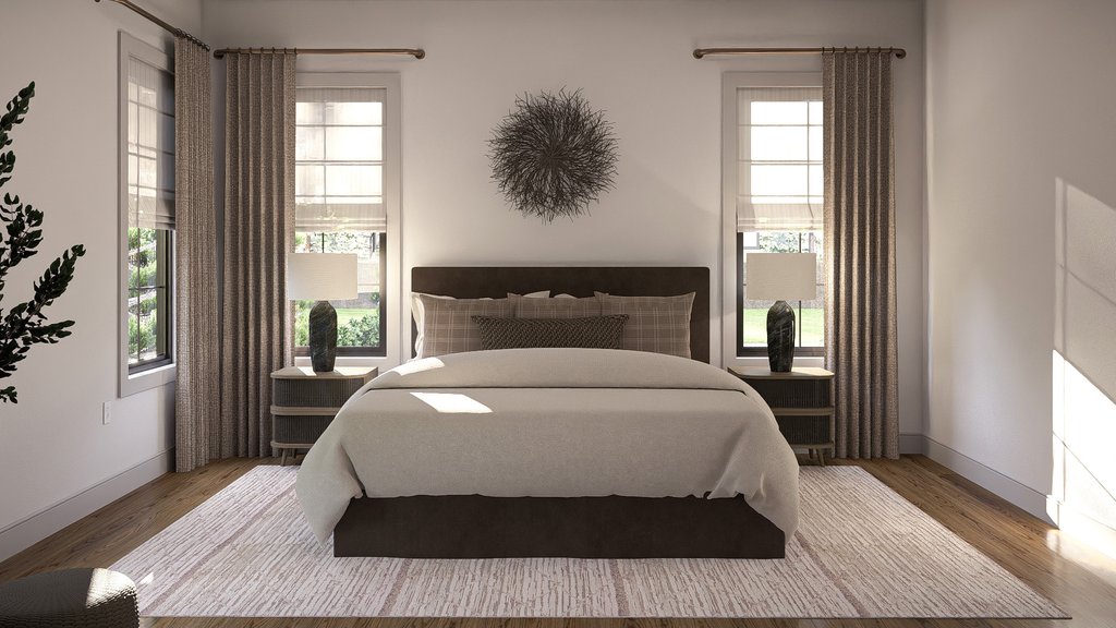Interior - Master Bedroom for Farmhouse House Plan #455-680 - 4 bed, 3.5 bath