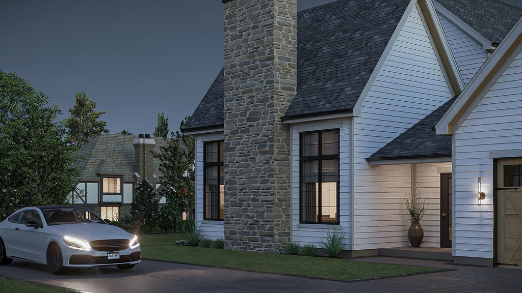 Exterior - Other Elevation 4 for Farmhouse House Plan #455-680 - 4 bed, 3.5 bath