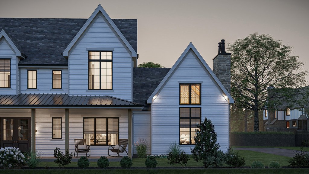 Exterior - Other Elevation for Farmhouse House Plan #455-680 - 4 bed, 3.5 bath