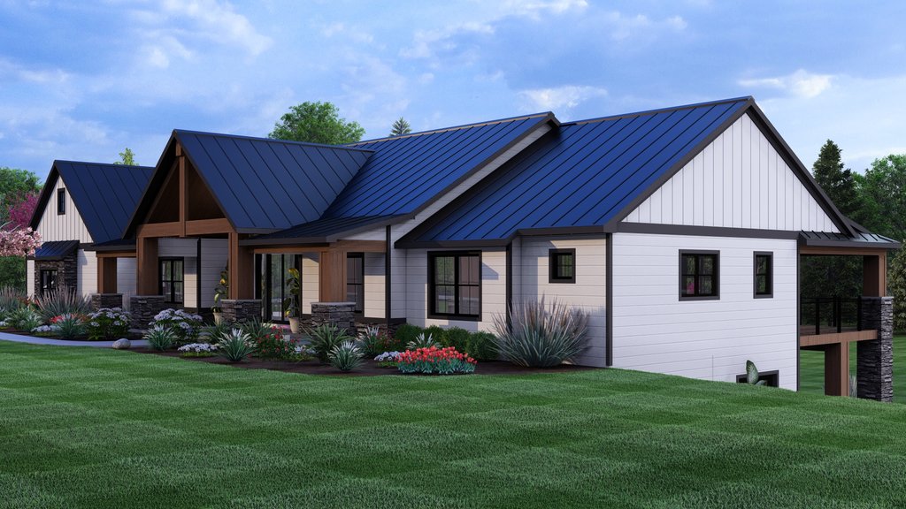 Exterior - Other Elevation 1 for Barndominium House Plan #1064-302 - 3 bed, 2.5 bath