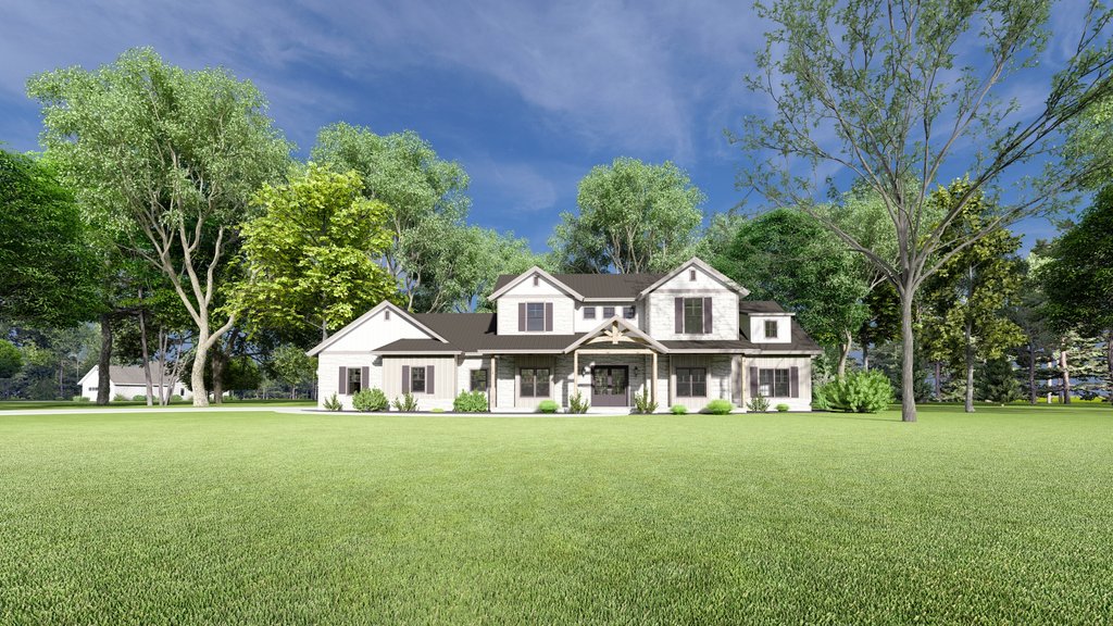Photo 11 for Farmhouse House Plan #1109-15 - 5 bed, 3 bath