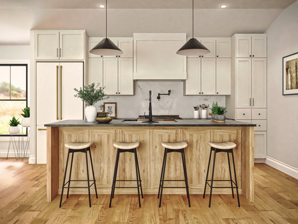 Interior - Kitchen 1 for Farmhouse House Plan #54-670 - 2 bed, 2 bath