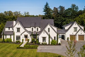Exterior - Front Elevation for European House Plan #1114-19 - 6 bed, 4.5 bath