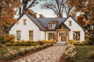 Exterior - Front Elevation for Farmhouse House Plan #430-362 - 3 bed, 2 bath