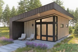 Photo for Modern House Plan #895-148 - 1 bed, 1 bath