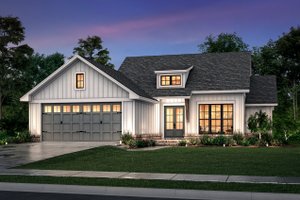 Exterior - Front Elevation for Farmhouse House Plan #430-253 - 3 bed, 2 bath