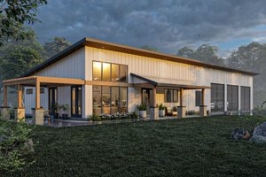 Exterior - Other Elevation for Barndominium House Plan #455-251 - 4 bed, 2 bath