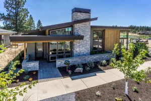 Exterior - Front Elevation for Modern House Plan #895-60 - 3 bed, 2 bath