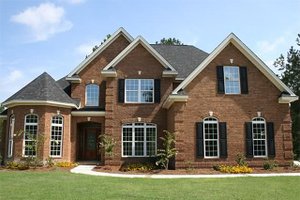 Exterior - Front Elevation for Traditional House Plan #927-10 - 4 bed, 3 bath
