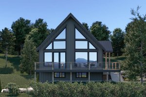 Exterior - Front Elevation for Cottage House Plan #1070-57 - 3 bed, 2 bath