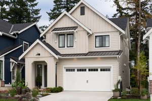 Exterior - Front Elevation for Farmhouse House Plan #1114-3 - 3 bed, 2 bath