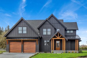 Exterior - Front Elevation for Farmhouse House Plan #1070-223 - 4 bed, 2.5 bath