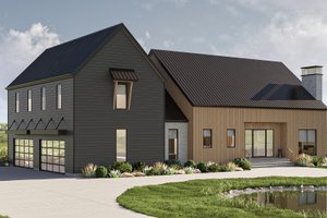 Exterior - Other Elevation for Modern House Plan #455-351 - 4 bed, 3.5 bath
