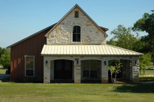 Exterior - Front Elevation for Country House Plan #472-10 - 3 bed, 2.5 bath