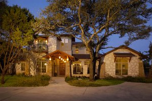 Exterior - Front Elevation for Mediterranean House Plan #472-2 - 4 bed, 4.5 bath