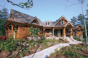 Exterior - Front Elevation for Craftsman House Plan #54-245 - 3 bed, 2.5 bath