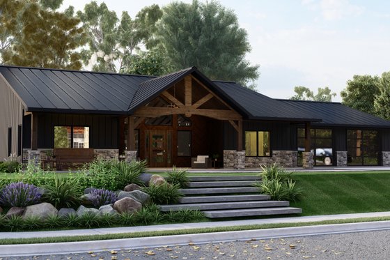 Barndominium Plan with Basement