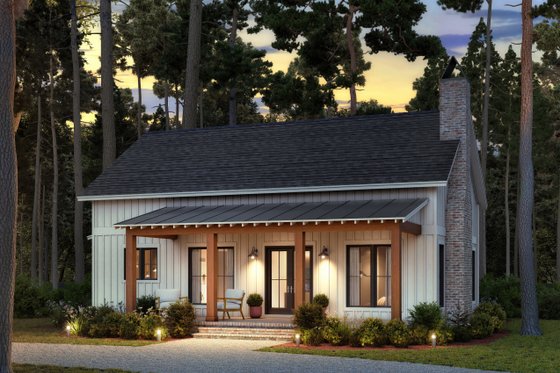 Modest Barndominium Plan