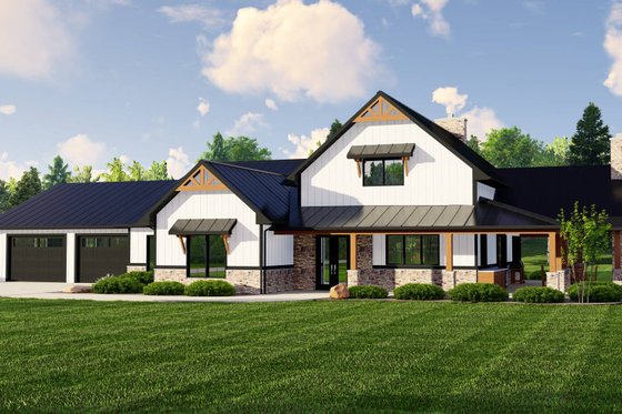 Barndominium Plan with Safe Room