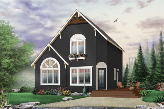 1,000 Sq. Ft. Plan with Terrace