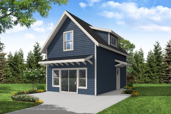 Small 2-Story Cottage House Plan