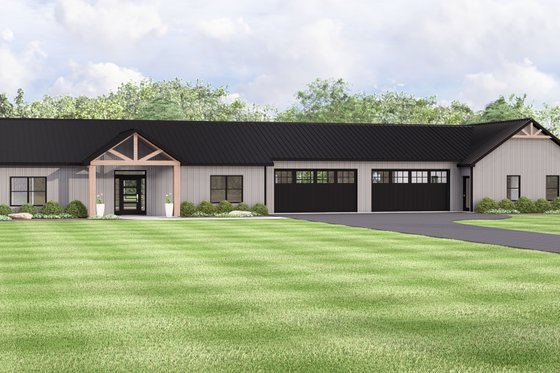 Contemporary Plan with Mother-in-Law Suite
