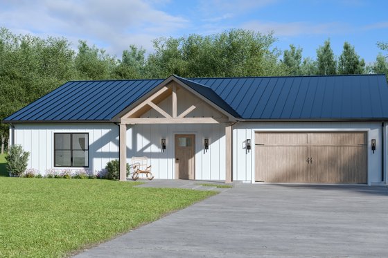 Simple Barndominium Plan