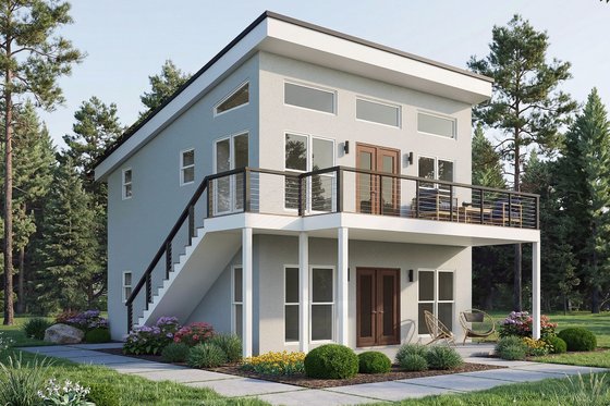 Modern Duplex Plan
