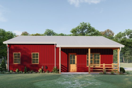 Efficient Barndominium Plan