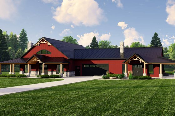 Barndominium Duplex Plan