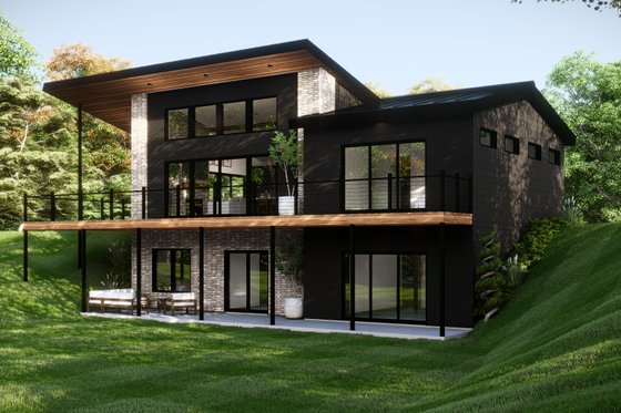 Exterior - Other Elevation for Modern House Plan #1064-298 - 2 bed, 2 bath