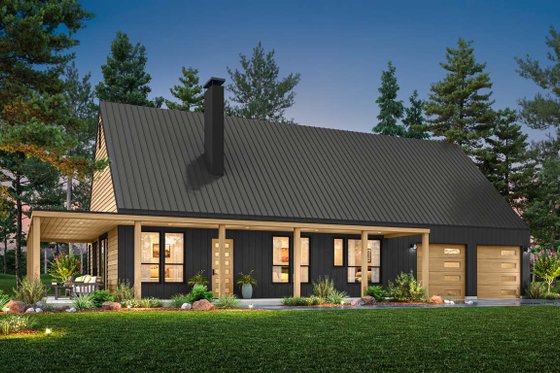 Exterior - Other Elevation for Contemporary House Plan #1070-240 - 3 bed, 2.5 bath