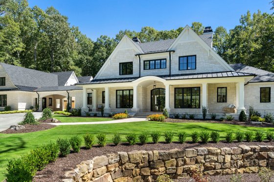 Exterior - Front Elevation 4 for Farmhouse House Plan #928-383 - 4 bed, 4.5 bath