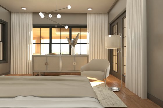 Interior - Master Bedroom 2 for Barndominium House Plan #1064-302 - 3 bed, 2.5 bath