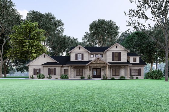 Photo 12 for Farmhouse House Plan #1109-15 - 5 bed, 3 bath