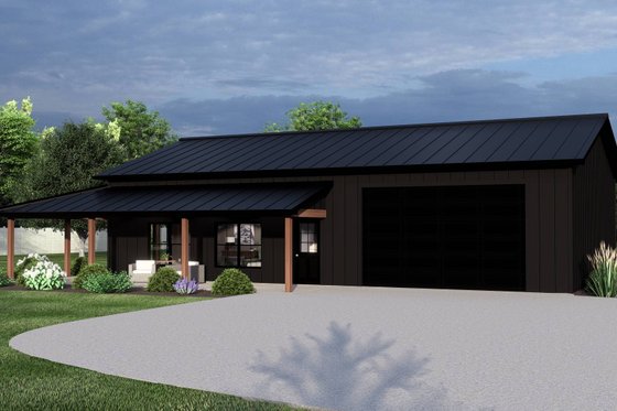 Shop-House Plan with Simple Footprint