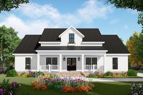 1,800 Sq. Ft. Barndominium Plan with Welcoming Porch