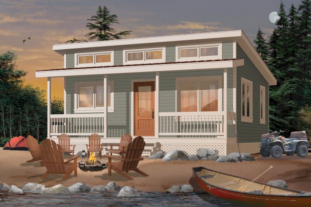 Tiny Plans Under 500 Sq. Ft.
