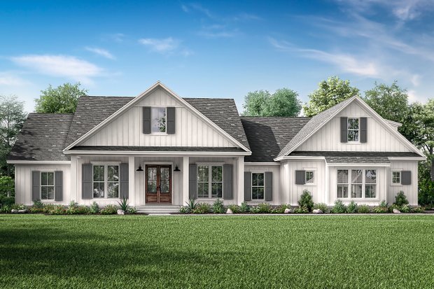 4 Bed 3 Bath 1 Story Plans