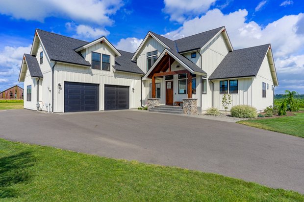Angled Garage