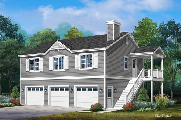 2 Bed Garage Apartment Plans