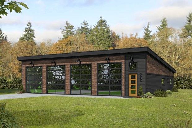 4 Car Garage