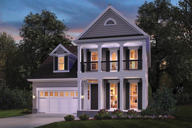 Open Layout Colonial Plans