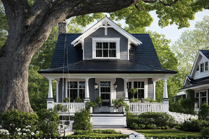 Exterior - Front Elevation for Cottage House Plan #515-60 - 2 bed, 1 bath